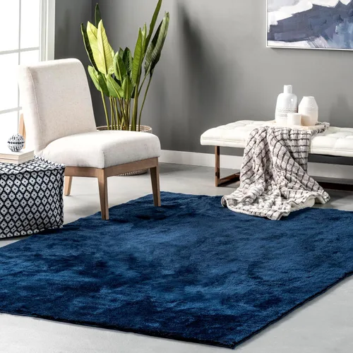 Vista 18 de nuLOOM Alfombra de Área Cuadrada de 6 pies Cozy Plush SuperiorWash, Lavable a Máquina, Antideslizante, Alfombra Shag Suave y Esponjosa para Sala