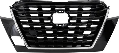 Vista 50 de Garage-Pro Conjunto de Parrilla Frontal para Nissan Frontier 1998-2000, Cáscara Cromada, Inserción Negra, Accesorios Nissan Frontier, NI1200183