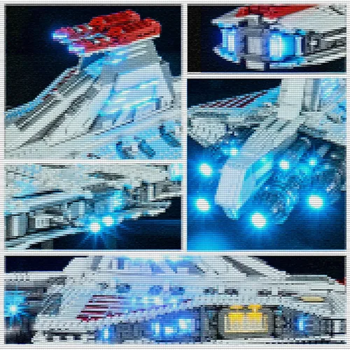 Vista 4 de YEABRICKS Luz LED para Lego-75367 Star Wars Venator-Class Republic Attack Cruiser Modelo de bloques de construcción (juego de Lego no incluido)