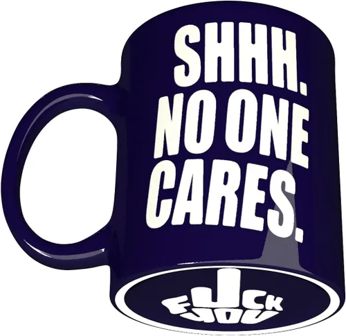 Vista 6 de Taza de cerámica grabada - SHHH. A Nadie le importa con divertido diseño de fondo - Taza de café de regalo sarcástica divertida