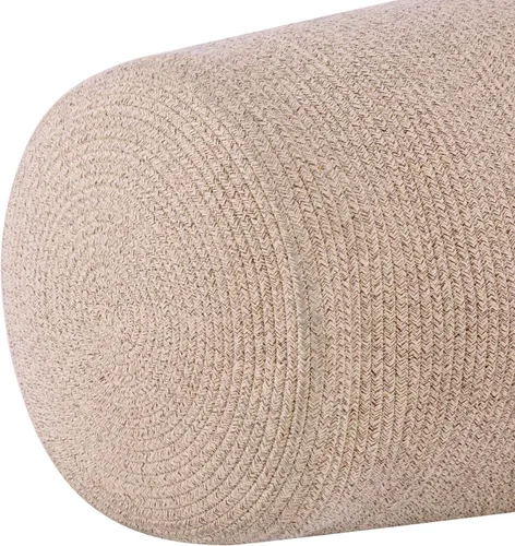 Vista 6 de Cesta de lavandería de cuerda de algodón YOUDENOVA, 105 l - Cesta de lavandería tejida plegable - Cesta de almacenamiento de ropa para cobijas