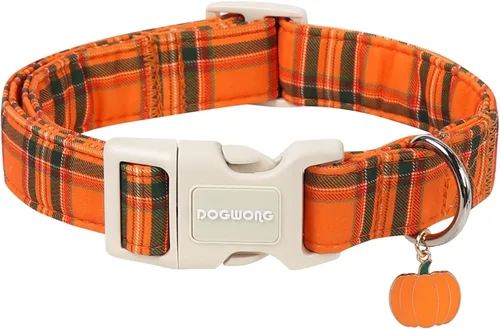 Vista 12 de DOGWONG Collar de perro de San Valentín, collar de perro con estampado de corazones para perros grandes, lindos collares de primavera, hembra