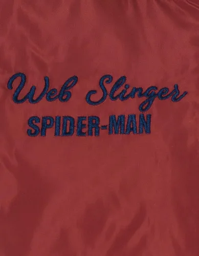 Vista 7 de Marvel Vengadores Spider-Man Varsity Bomber Chaqueta de niño a niño grande