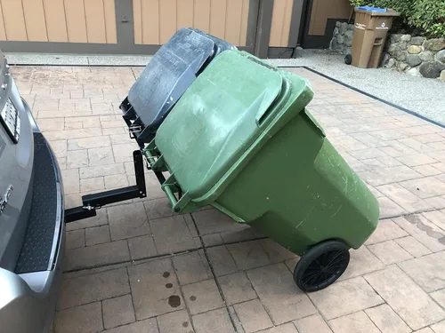 Vista 5 de Extensión de receptor hecha en Estados Unidos de 8 pulgadas para ganchos de basura Garbage Commander