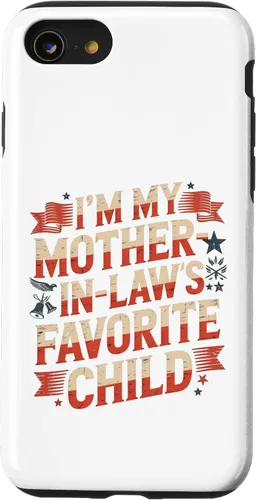 Vista 18 de Im My Mother n Law Favorite Child American Flag Funny Parent Case for iPhone 17