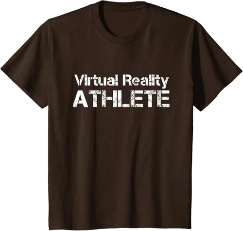 Vista 34 de Virtual Reality ATHLETE for VR Gamers Camiseta, Negro, S