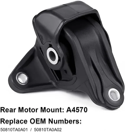 Vista 4 de JDMON 5 piezas de repuesto para motor de motor y montaje Trans para Honda Accord 2.4L 2008-2012, Acura TSX 2009-2013 (transmisión automática)