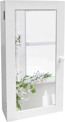 Vista 9 de MICRODRY Armario estrecho de almacenamiento para baño con puerta de rejillas, cajones y estantes, almacenamiento de baño, diseño funcional compacto