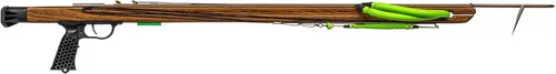 Vista 8 de JBL Fusil submarino Woody Elite Performance para pesca submarina, apnea, buceo, pesca, buceo, barril de caoba, eje de acero inoxidable, bozal
