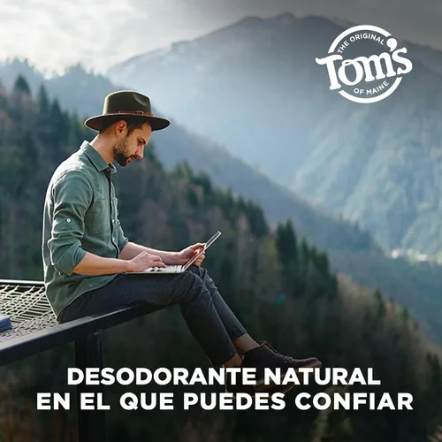 Vista 6 de Tom's of Maine Desodorante natural sin aluminio de larga duración para hombres, Mountain Spring, 2.8 onzas (el embalaje puede variar)