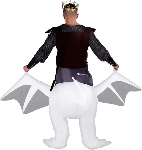 Vista 3 de Morph Adults Inflatable Ride On Dragon Halloween Costumes