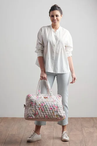 Vista 7 de Maison d' Hermine Bolsas de fin de semana para mujer, de algodón, acolchadas, para equipaje nocturno, bolsa de fin de semana para hombres, regalos