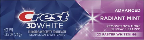 Vista 8 de Crest 3D White pasta dental blanqueadora de menta radiante, 2.7 oz (76g) - Paquete de 3