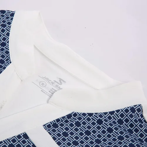 Vista 3 de JACK SMITH Polo de golf para mujer que absorbe la humedad UPF 50+ camisas de manga corta