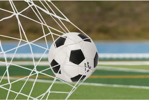 Vista 4 de TOPINCN Red de fútbol para portería de fútbol, reemplazo deportivo para lacrosse y fútbol, 12 x 6 pies, Blanco