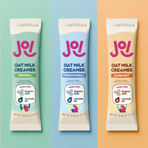 Vista 8 de Crema para café de leche de avena, endulzada en caja de 10 unidades de JOI - Superalimento, vegana, sin lácteos, a base de plantas, kosher, de larga