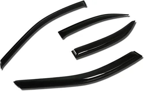 Vista 16 de Auto Dynasty 4 viseras adhesivas para ventana compatibles con Avalon de 4 puertas 2000 2001 2002 2003 2004 2000-2004, deflector protector de lluvia