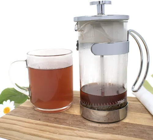 Vista 9 de Norpro 5581 Prensa de café/té de vidrio/cromo, 2 tazas