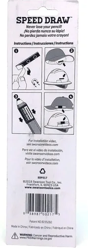 Vista 3 de Swanson Tool Co, Inc Tool Co SDP217 - Portalápices de dibujo de velocidad, color negro