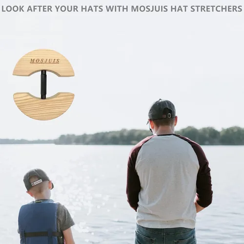 Vista 6 de MOSJUIS Hat Stretcher Adjustable to All Hats Size Heavy Duty Hat Stretchers for Fitted Men Cowboy Fedora Baseball Caps