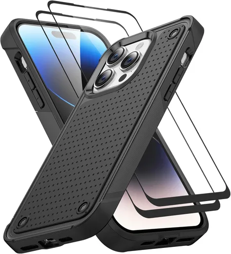 Vista 186 de Jeylly Funda para iPhone SE/Funda para iPhone 5S, Exterior de Plástico Duro que Absorbe Golpes + Interior de Silicona de Goma Defensor contra