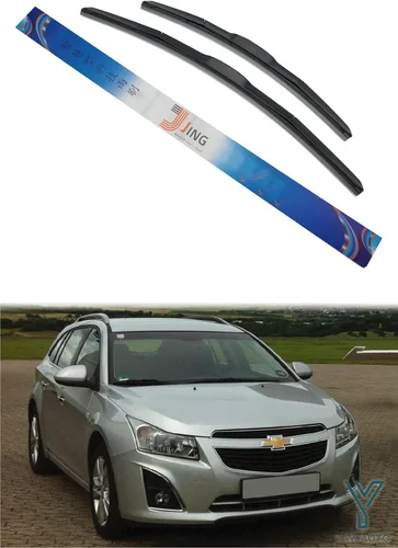 Vista 3 de Front Windshield Three-Section Wiper Blade Set 2 Pack for Cruze 11-16 (for Cruze 11-16 24"+18")