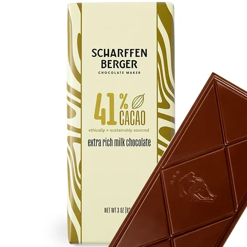 Vista 8 de Scharffen Berger Barra de Chocolate (3 onzas, paquete de 6) – Barra de chocolate negro semidulce, 62% de cacao, sin gluten, barras de chocolate
