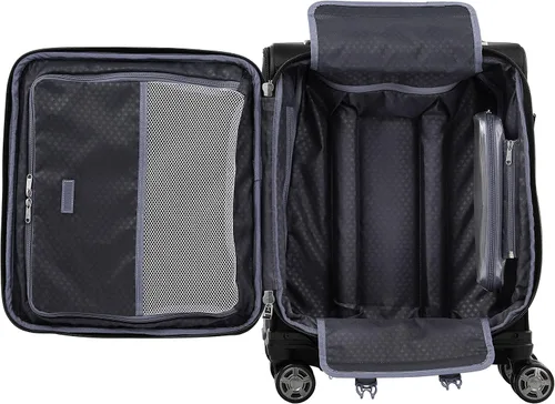Vista 2 de Travelpro Platinum Elite-Softside - Maletas expansible con ruedas giratorias, Negro shadow), 409186701