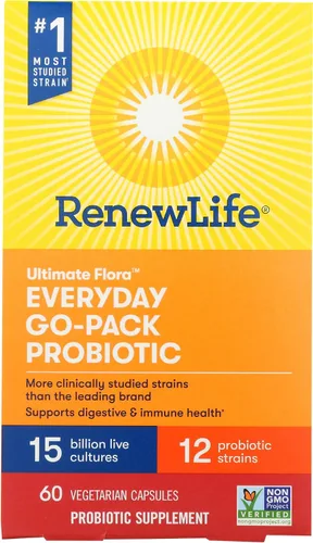 Vista 9 de Renew Life Cápsulas probióticas diarias, suplemento diario que apoya la salud urinaria, digestiva e inmunológica, L. Rhamnosus GG, sin lácteos, soja