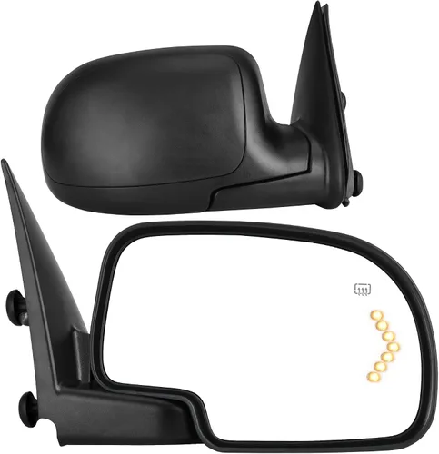 Vista 30 de AUTOSAVER88 Espejos de remolque compatibles con Chevy Silverado GMC Sierra 2007-2014, juego de espejos de remolque con calefacción eléctrica