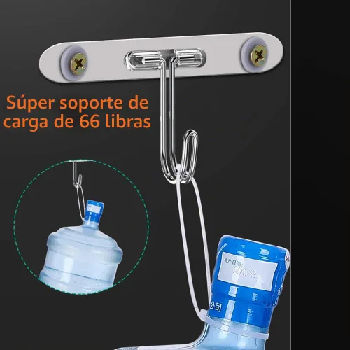 Vista 7 de Anclajes de pared hueca, kit de anclaje para paneles de yeso con tornillos, anclaje de pared hueco autoperforante, 65 libras, blanco