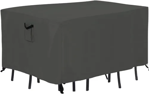 Vista 14 de ABCCANOPY Cubierta de Mesa Rectangular Cubierta de Mesa Universal Cubierta de Silla para Exteriores Impermeable y a Prueba de Polvo Resistente al