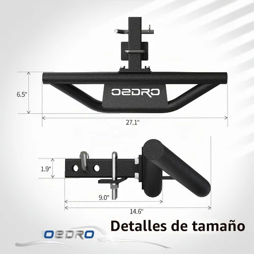 Vista 3 de OEDRO Hitch Step Replacement for Truck Vehicles with 2" Hitch Receiver