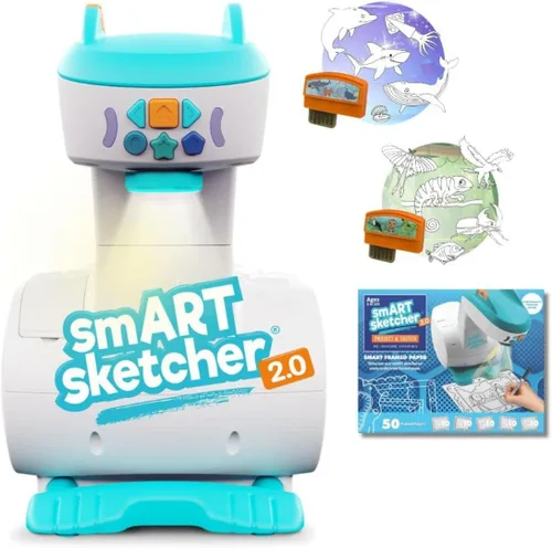Vista 8 de Flycatcher Smart Sketcher 2.0 - Proyector de dibujo y trazado para niños, juguete educativo de artes y manualidades, regalo para niños y niñas a