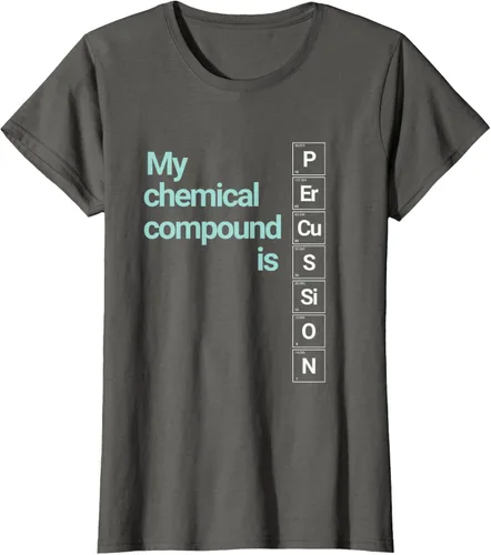 Vista 7 de Percussion Band Geek My Chemical Compound T-Shirt