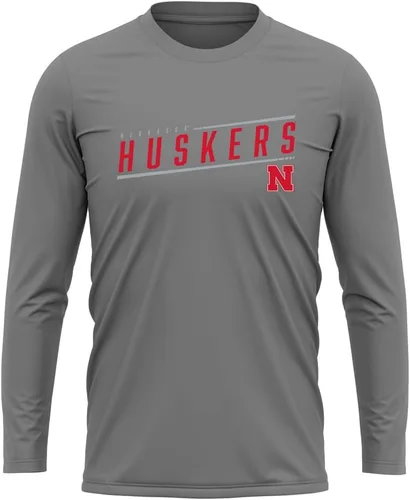 Vista 57 de Camisa deportiva de manga larga oficial de la NCAA Collegiate para hombre, colección de carbón elegante Universidad Estatal de Arizona/W/Sleek/Ls