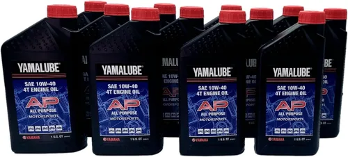 Vista 3 de Yamaha Yamalube 10W-40 Aceite de motor para todo uso - 1 galón, #LUB-10W40-AP-04