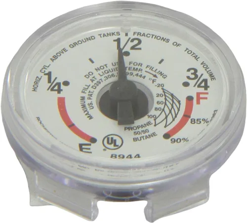 Vista 2 de Manchester Tank manómetro encastrable para tanque de combustible G12653 LP