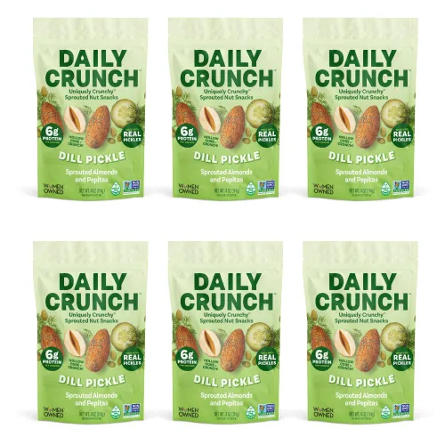 Vista 18 de Daily Crunch Almendras germinadas, churro de canela, paquete de aperitivos