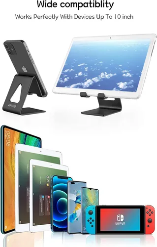 Vista 5 de Paquete de 4 soportes de aluminio para teléfono celular