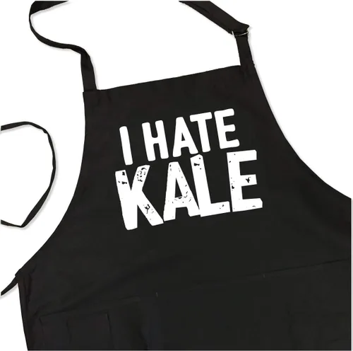 Vista 2 de I Hate Kale - Delantal ajustable para barbacoa para hombre, talla única