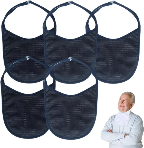 Vista 11 de Cubierta para estoma de cuello para traqueotomía (caqui, 5 piezas, pequeño)