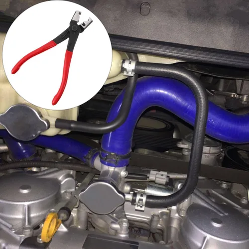 Vista 5 de DOITOOL Alicates de abrazadera de manguera Herramienta de desmontaje automático para una fácil extracción de abrazaderas planas sin mango