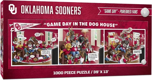 Vista 36 de YouTheFan NCAA Game Day in The Dog House - Rompecabezas de 1000 piezas