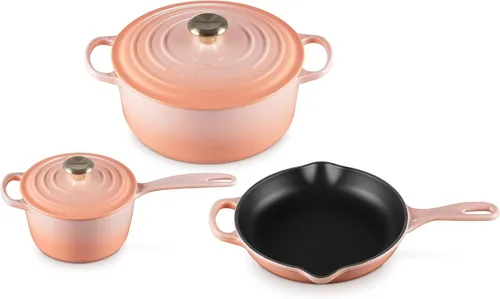 Vista 14 de Le Creuset Juego de utensilios de cocina de hierro fundido esmaltado, 5 piezas, Artichaut