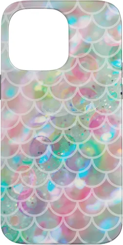 Vista 21 de Funda para iPhone 16 Mermaidcore Aesthetic Scales Ombre Pastel Sirencore