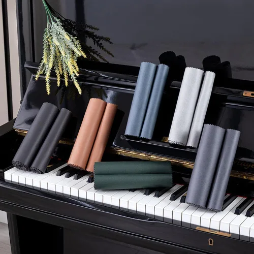 Vista 7 de Kaxich Funda antipolvo para teclado de piano, cubierta protectora universal a prueba de polvo, tela de alta tecnología, cubierta de tecla, apta