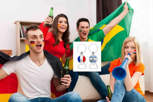 Vista 7 de Llavero de bandera brasileña, abrebotellas de cerveza con bandera de Brasil, llavero para papá, marido, cumpleaños, aniversario, regalo del día
