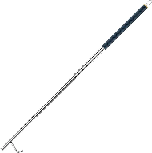 Vista 7 de RAOMEIDE Atizador de fuego de 48 pulgadas para fogata al aire libre, atizador de fogata extra largo con soplador, herramientas de chimenea
