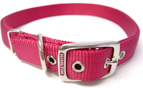 Vista 3 de Hamilton Collar de perro con hebilla de nailon doble grueso para perros medianos y grandes, cuello de 1 pulgada de ancho x 20 pulgadas, camuflaje